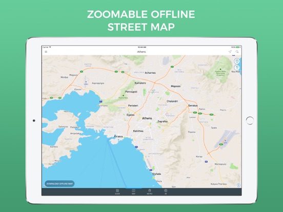 Athens Travel Guide with Offline Street Map screenshot 3