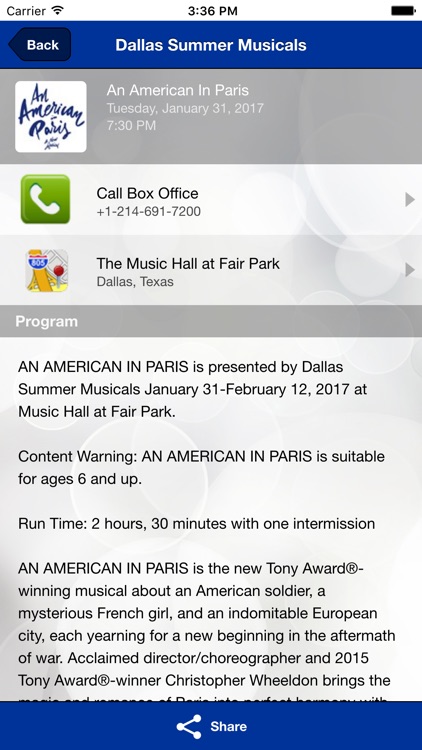 Dallas Summer Musicals - New App