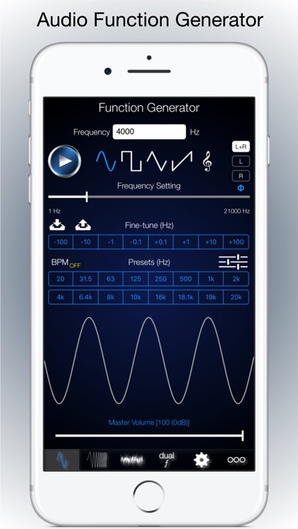 Audio Signal Generator including Sweeps & Noise