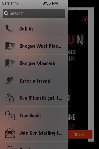 Shoguncuisine screenshot 2