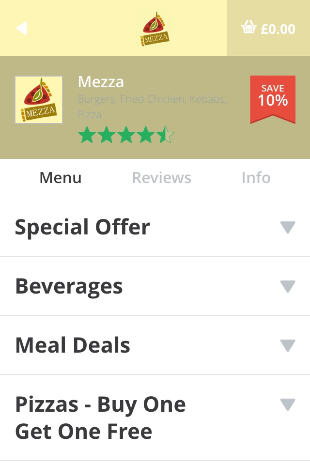 Mezza Pizza screenshot 3