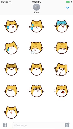 Moses The Cute Cat Sticker Faces(圖3)-速報App