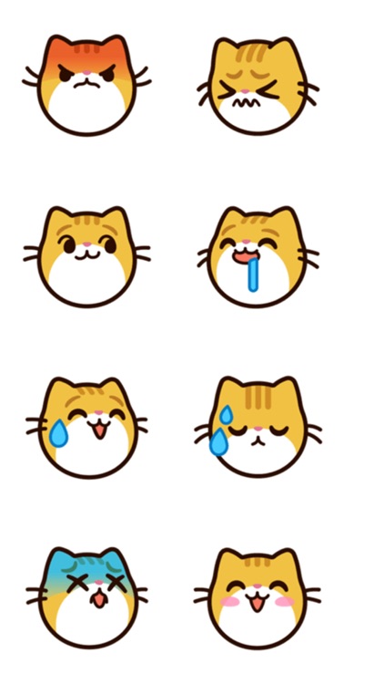 Satisfied Cat Emojis