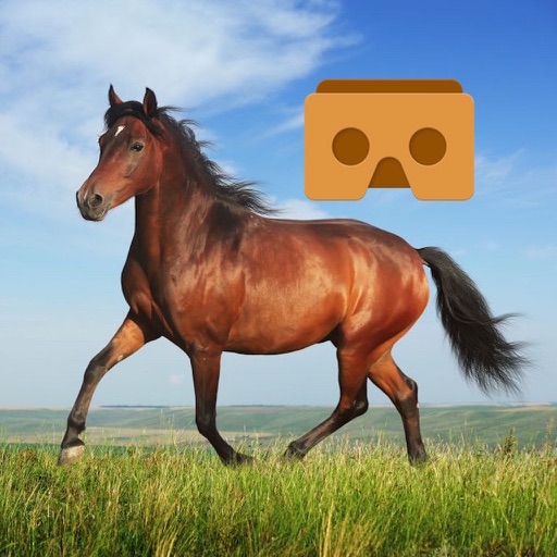 VR Horse Riding Simulator with Google Cardboard icon