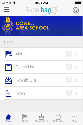 Cowell Area School - Skoolbag screenshot 2