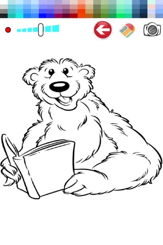 Animals Bear - Zoo   Coloring Pages for Kid HD screenshot 2