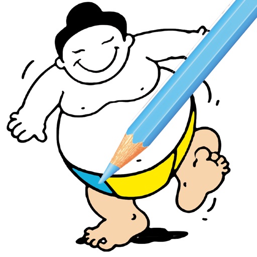 Coloring Book Sumo Game For Kids Version Icon