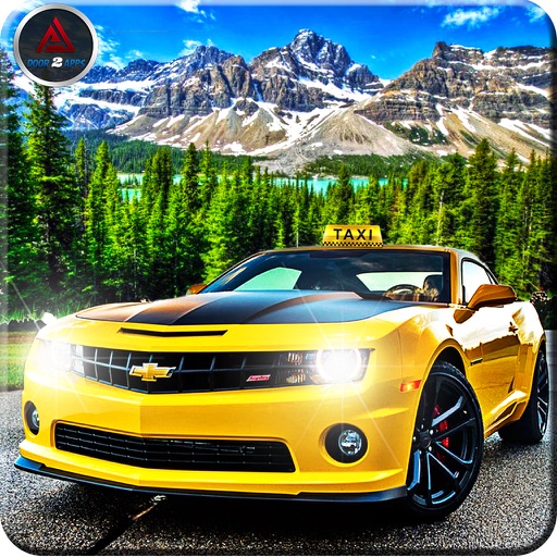 Mountain Car : Taxi  Pro Driving Game Icon
