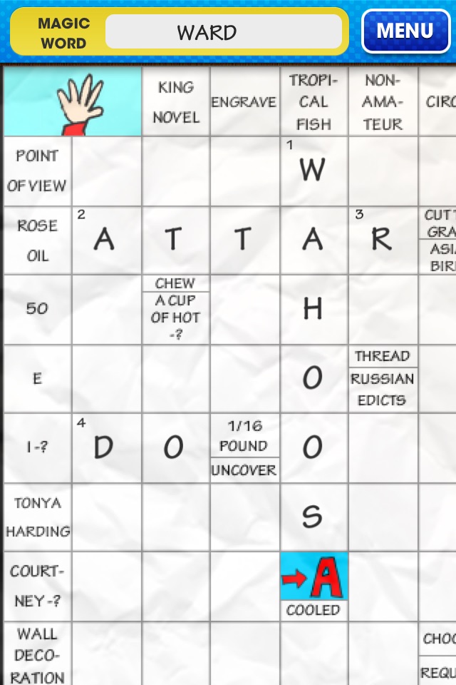 Crossword (English) screenshot 3