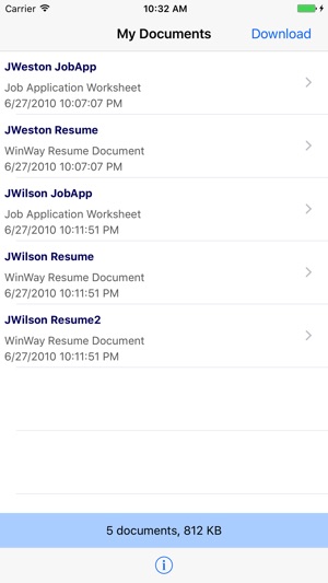 resumeshare on the app store winway resume download