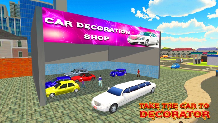 City Bridal Limo Car Simulator  Parking Drive