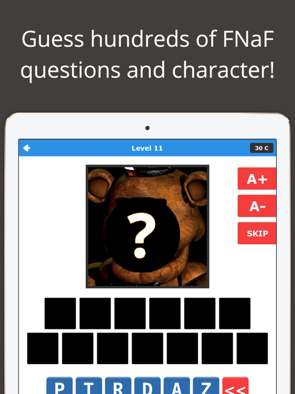 Freddy's Guess Quiz Pro - FNaF Trivia Fan Edition на iPad