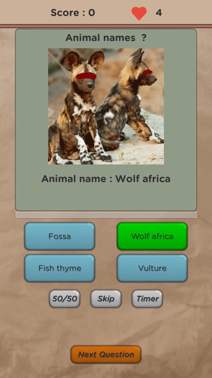 Guess Animal Name - Animal Game Quiz