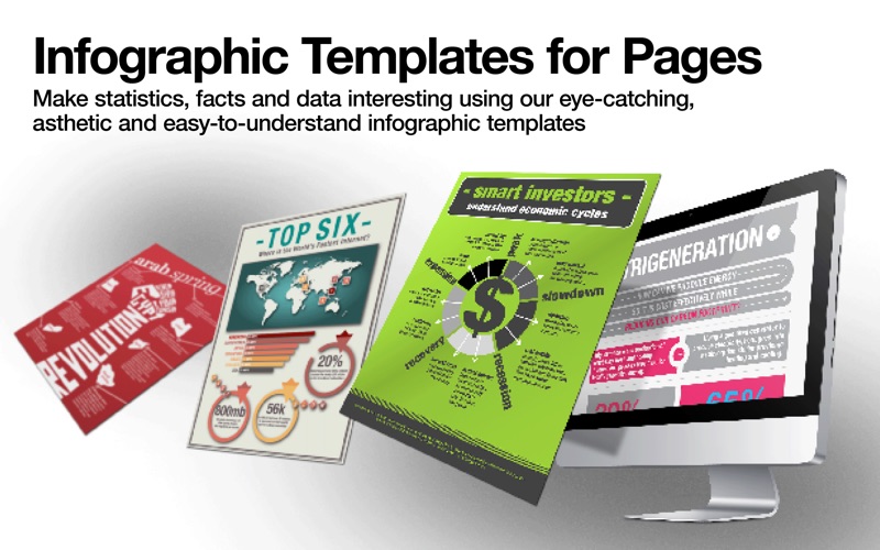 Infographic Templates for Pages thumbnail 1