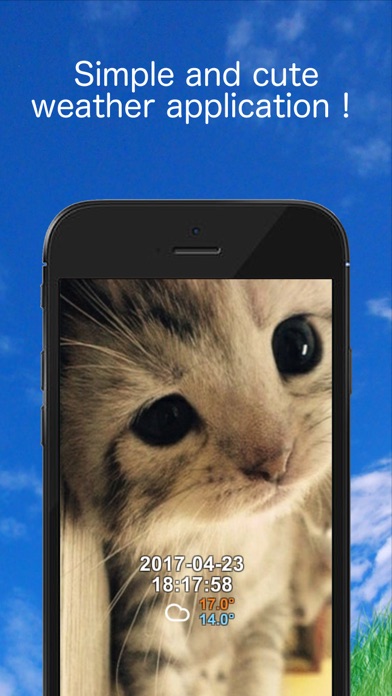 Kitten weather app screenshot 2