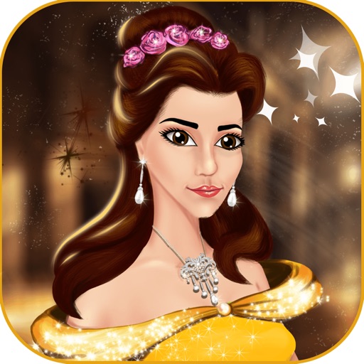 Princess Belle Love Story – Makeup & Dress up Game icon