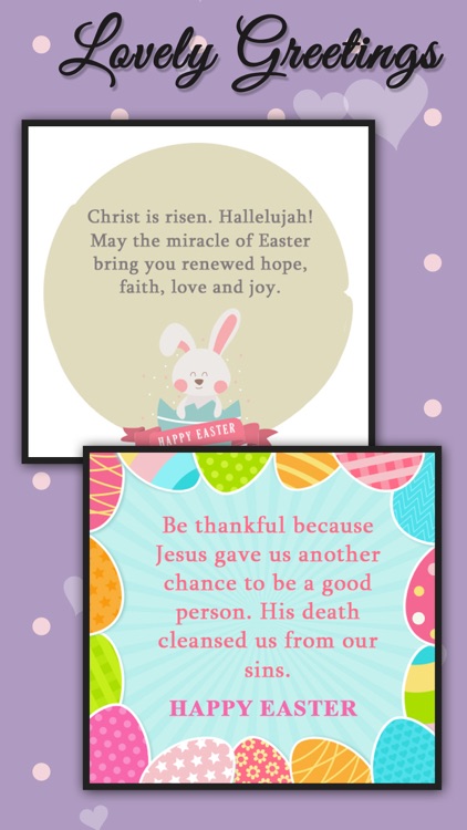 Happy Easter greeting card maker app,easter frames screenshot-3