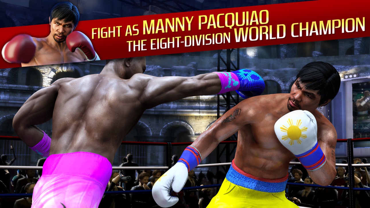 Real Boxing Manny Pacquiao - Free Hack screenshot 1 - iOS game interface