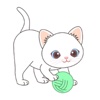 Animated Adorable Kitty Sticker