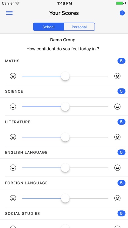 Student Self Assessment