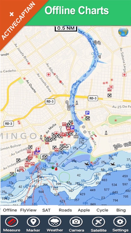 Dominican Republic charts GPS map Navigator by Flytomap