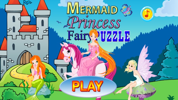 Mermaid and Princess Puzzle Game