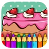Cakes Coloring Book For Kids And Preschool