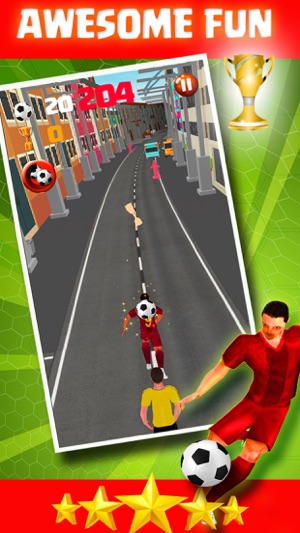 Football Star Pro Runner Shoot 3D