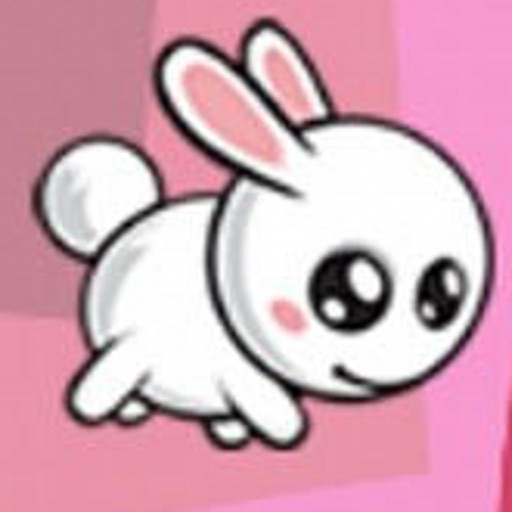 Cute Bunny Cactus Jump Icon