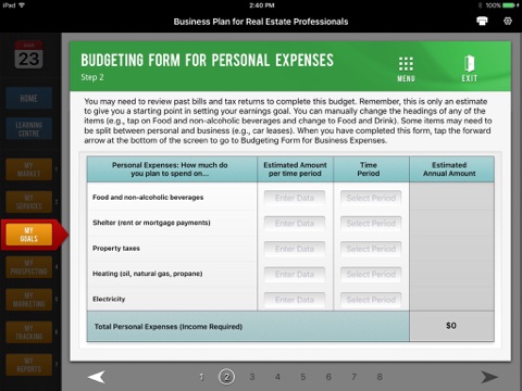 Business Plan - Real Estate screenshot 3