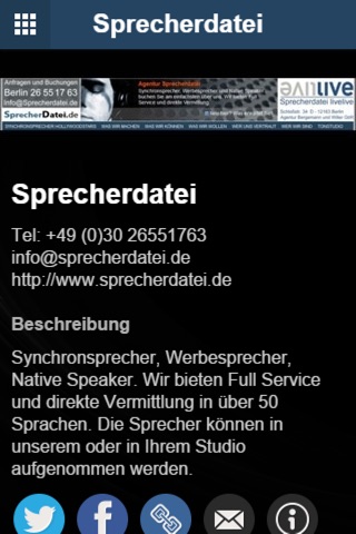 Sprecherdatei.de screenshot 2