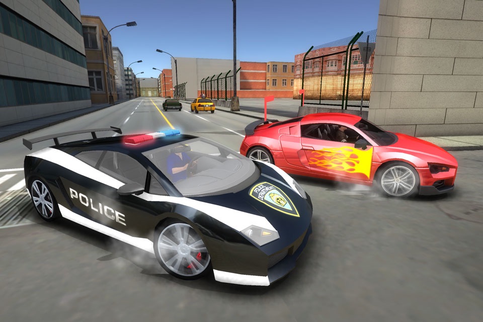 Police Car Chase Driving Simulator: Racing Cars screenshot 2