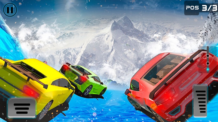 Frozen Water Slide Car driving simulator screenshot-4