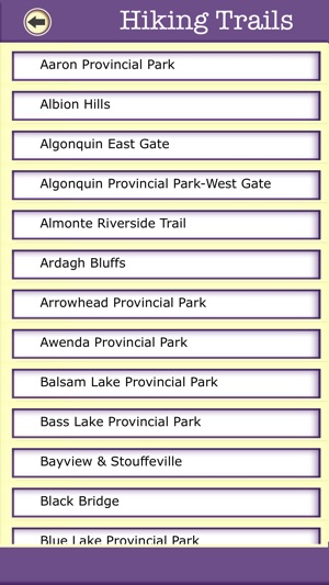 Ontario Camping & Hiking Trails,State Parks(圖4)-速報App