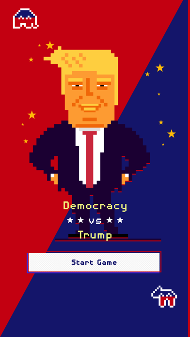 How to cancel & delete Democracy vs Donald Trump - Protest Simulator from iphone & ipad 1