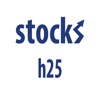 Stocks H25 index, Helsinki exchange and portfolio