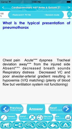 Cardiopulmonary Anatomy & Physiology Exam review(圖4)-速報App