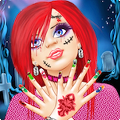 Monster Gilr Long Nails Makeover saloon iOS App