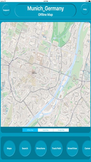 Munich Germany City Offline Map Navigation EGATE(圖1)-速報App