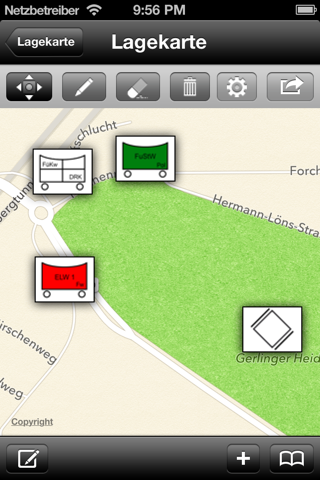 Mobile-Lagekarte for iPhone - náhled