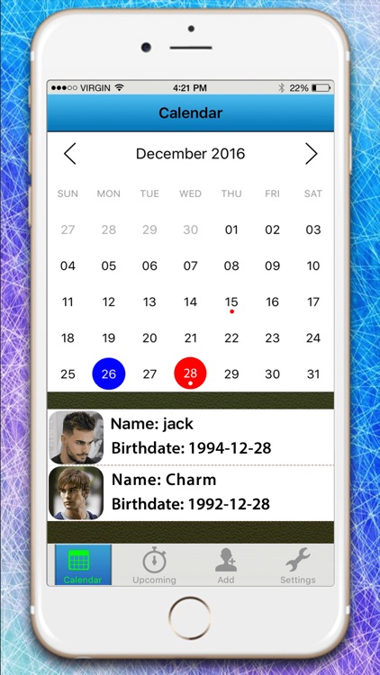 Birthday Calendar Reminder & Countdown