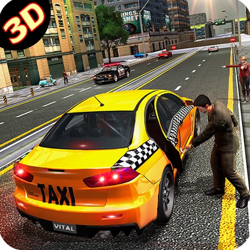 Crazy Taxi Cab Driver 3D