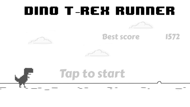 Dino T-rex run - runner adventure game by Essaid Kourchi