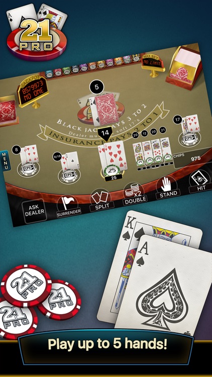 21 Pro: Blackjack Multi-Hand