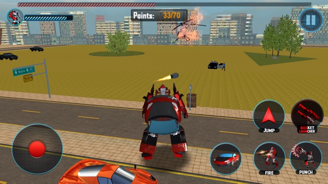 Futuristic Car Robot Rampage(圖4)-速報App