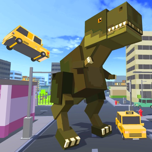 Blocky Zilla: City Crush Full icon