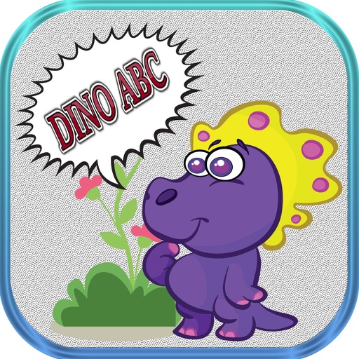 ABC Kids Games Words - Dinosaur First Steps Draw Icon