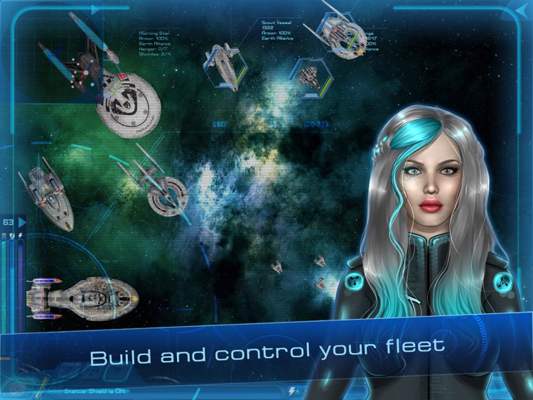 Deep Space Galactic War Free screenshot-0