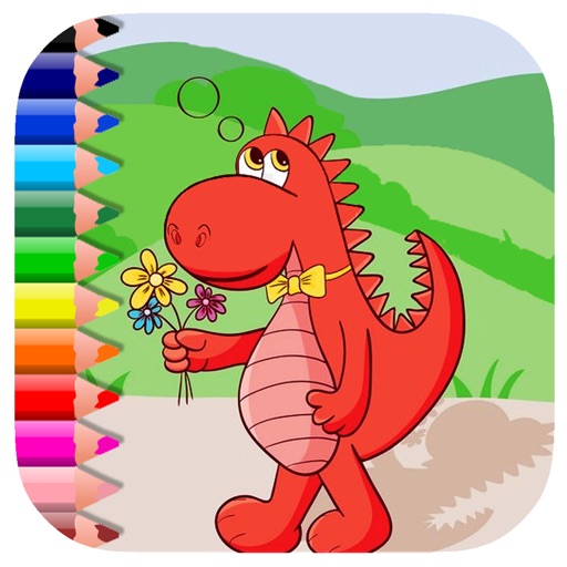 Big Dragon Coloring Page Game Free Education
