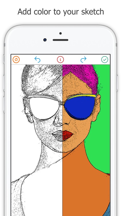 Coloring my own photos booth